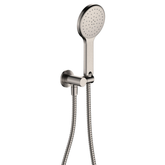Kaya Hand Fienza Shower Round Plates - Brushed Nickel